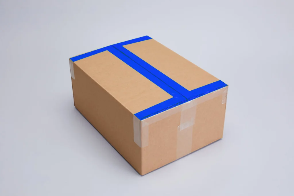Sealed shipping box